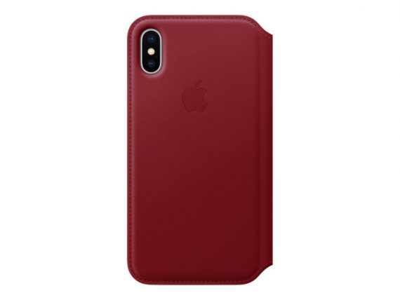 iPhone X Leather Folio - (PRODUCT) RED - Image 3