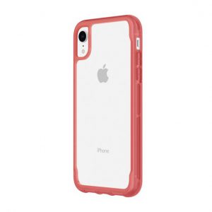 Griffin Survivor Clear for iPhone XR - Clear/Tomato