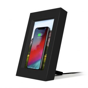 TwelveSouth PowerPic - Cadre photos - chargeur sans fil induction - Black