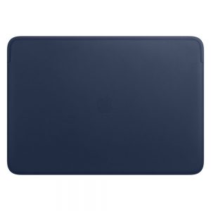 Leather Sleeve for 16-inch MacBook Pro - Midnight Blue