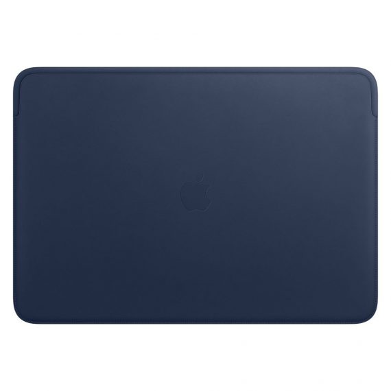 Leather Sleeve for 16-inch MacBook Pro - Midnight Blue