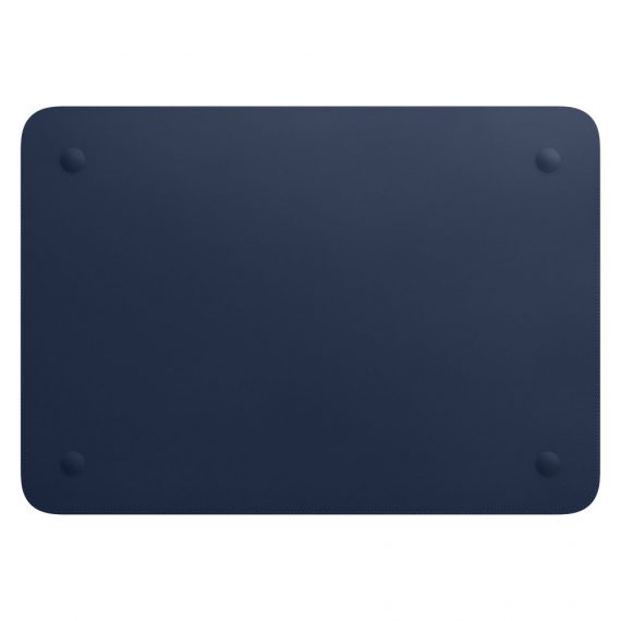 Leather Sleeve for 16-inch MacBook Pro - Midnight Blue - Image 3