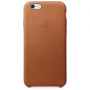 Apple Coque en cuir Bleu nuit Apple iPhone 6s