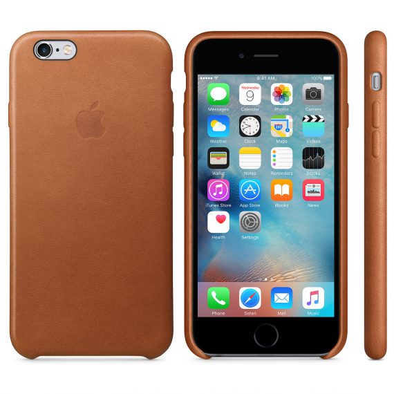 Apple Coque en cuir Bleu nuit Apple iPhone 6s - Image 2