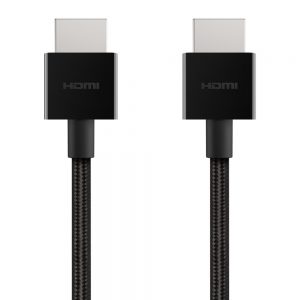 Braided Ultra HD High Speed HDMI Cable, Supports 4K/120Hz, 8K/60Hz (HDMI 2.1), 2-Meter