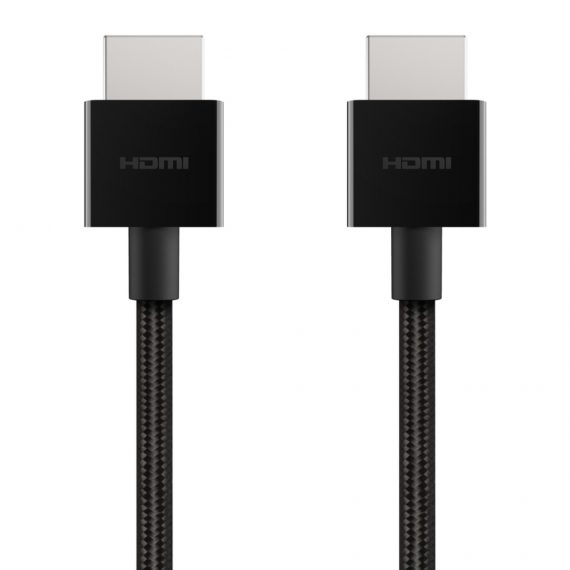 Braided Ultra HD High Speed HDMI Cable, Supports 4K/120Hz, 8K/60Hz (HDMI 2.1), 2-Meter