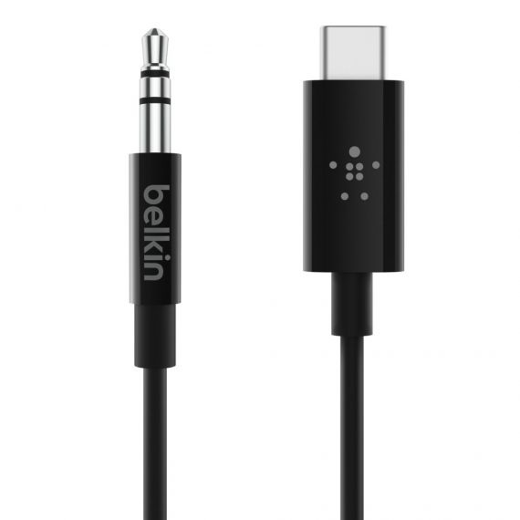 USB-C TO 3.5 MM AUDIO CABLE, 0.9m Black - Image 4