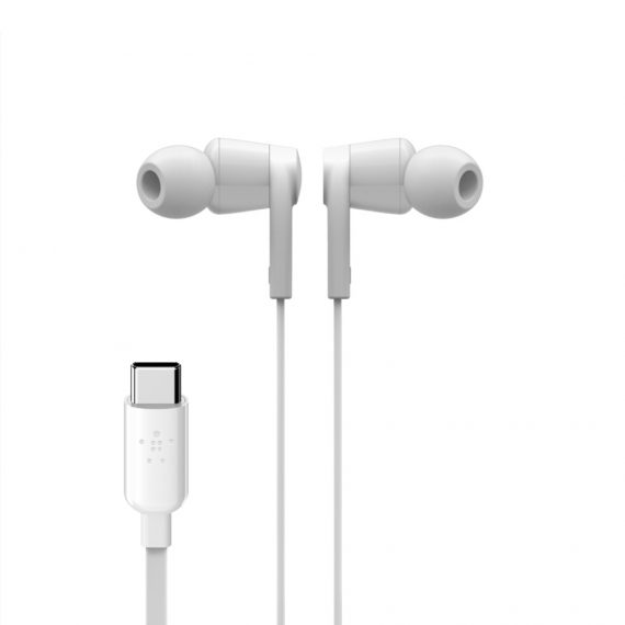 Headphones with USB-C Connector, White - Image 3