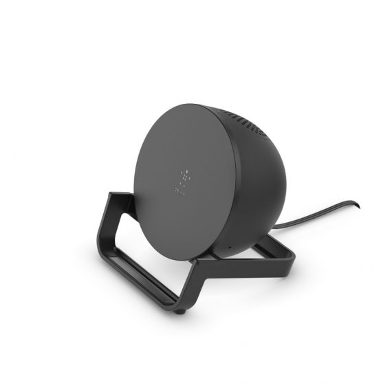 BOOST UP CHARGE UP Wireless Charging Stand + Speaker, White - Image 3