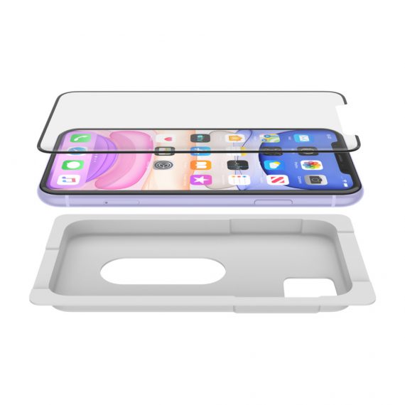 Screenforce Invisiglass Ultra Curve for iPhone 11 / Xr, Old P/N F8W972zzBLK - Image 2