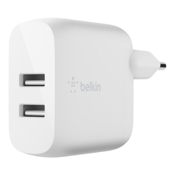 Chargeur secteur 2 ports USB-A (24 W) BOOST↑CHARGE™ avec câble Lightning vers USB-A - Image 4