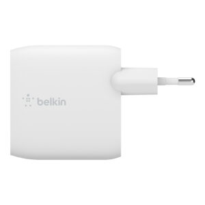 Chargeur secteur 2 ports USB-A (24 W) BOOST↑CHARGE™ avec câble Lightning vers USB-A