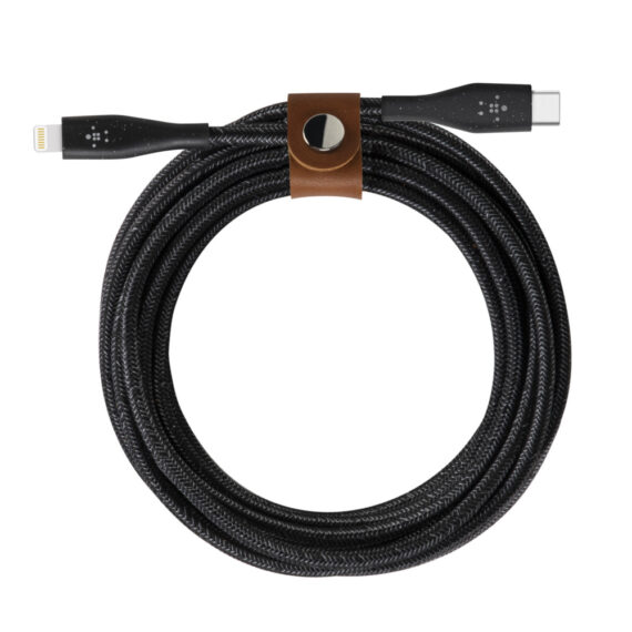 Câble à gaine tressée USB-C vers Lightning BOOST↑CHARGE™ (1 m, noir) (Copie)