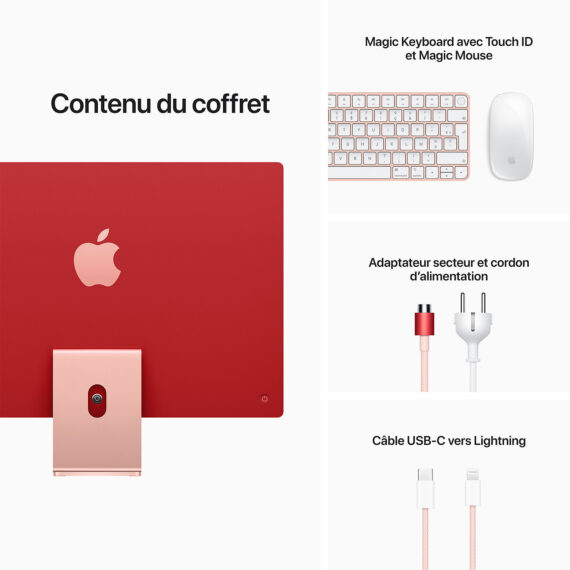 Apple iMac (2021) 24" 512 Go Rose - Image 5