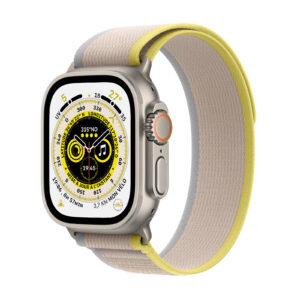 Apple Watch Ultra GPS + Cellular Titanium Yellow Beige Trail Loop 49 mm - M/L