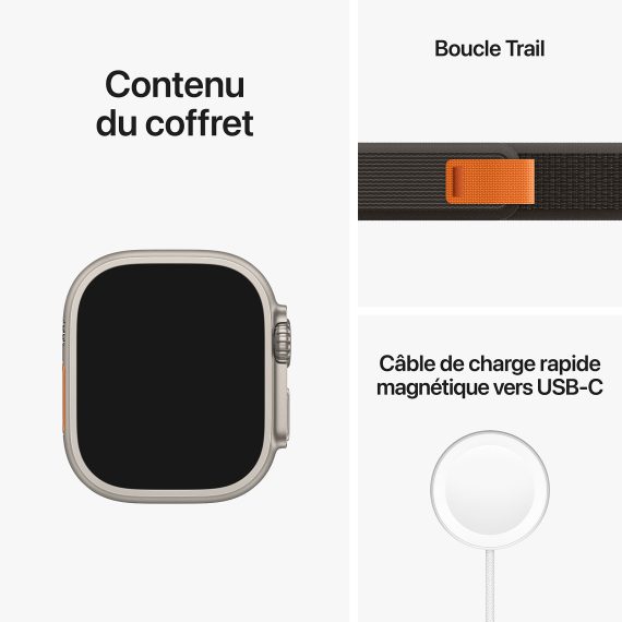 Apple Watch Ultra GPS + Cellular Titanium White Ocean Band 49 mm - Image 4