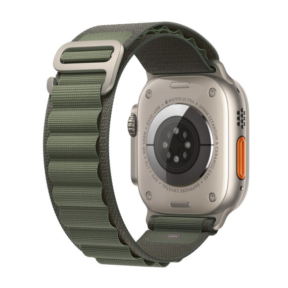 Apple Watch Ultra GPS + Cellular Titanium Green Alpine Loop 49 mm - L - Image 2