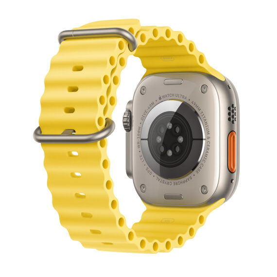 Apple Watch Ultra GPS + Cellular Titanium Yellow Ocean Band 49 mm - Image 3