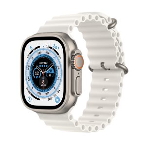 Apple Watch Ultra GPS + Cellular Titanium White Ocean Band 49 mm