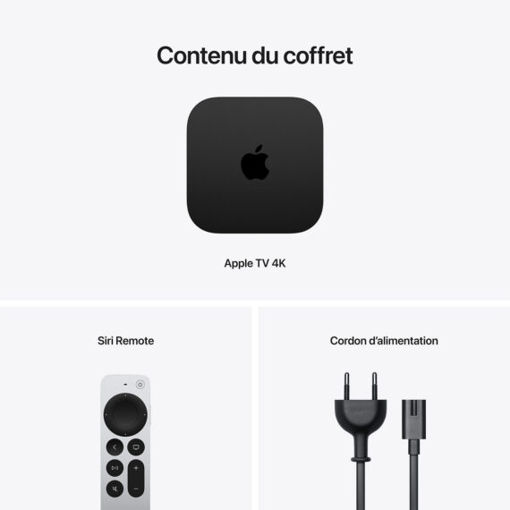Apple TV 4K (2022) 128 Go Wi-Fi + Ethernet - Image 5