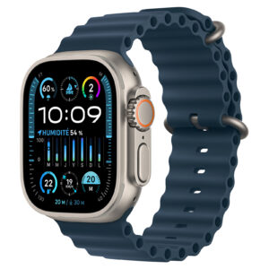 Apple Watch Ultra 2 GPS + Cellular Titanium Case Blue Ocean Band 49 mm