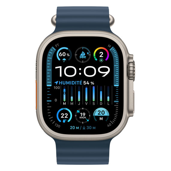 Apple Watch Ultra 2 GPS + Cellular Titanium Case Blue Ocean Band 49 mm - Image 2
