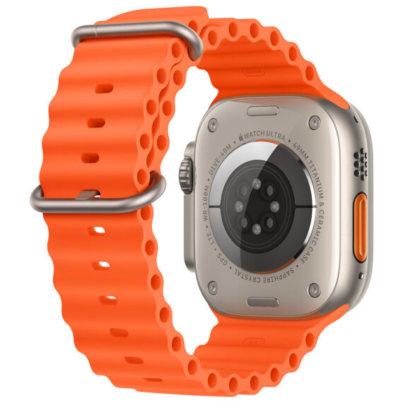 Apple Watch Ultra 2 GPS + Cellular Titanium Case Orange Ocean Band 49 mm - Image 3