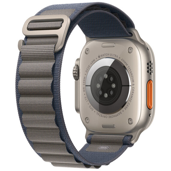 Apple Watch Ultra 2 GPS + Cellular Titanium Case Blue Alpine Loop 49 mm - S - Image 3