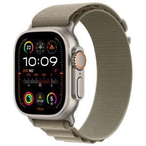 Apple Watch Ultra 2 GPS + Cellular Titanium Case Olive Alpine Loop 49 mm - L