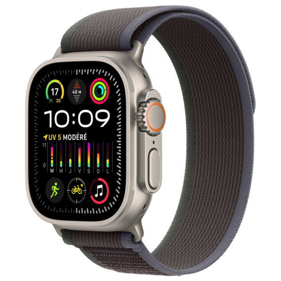 Apple Watch Ultra 2 GPS + Cellular Titanium Case Blue/Black Trail Loop 49 mm - M/L