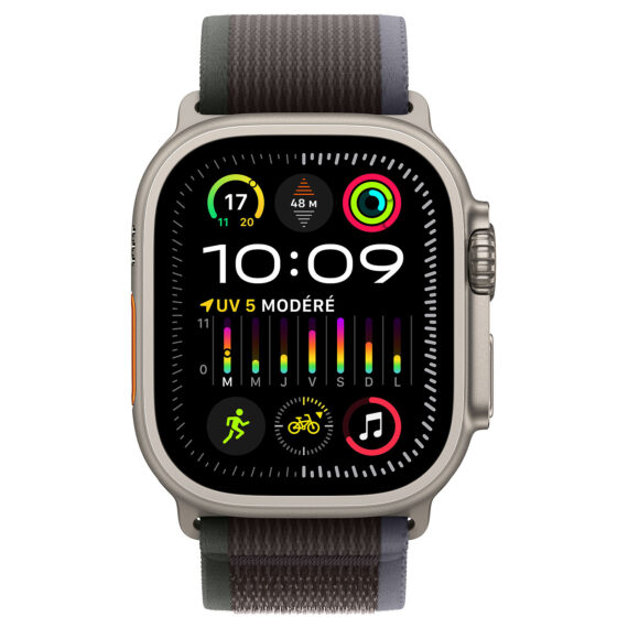 Apple Watch Ultra 2 GPS + Cellular Titanium Case Blue/Black Trail Loop 49 mm - M/L - Image 2