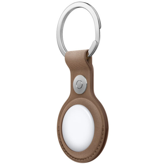AirTag FineWoven Key Ring Taupe - Image 2