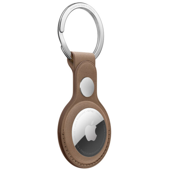 AirTag FineWoven Key Ring Taupe - Image 3