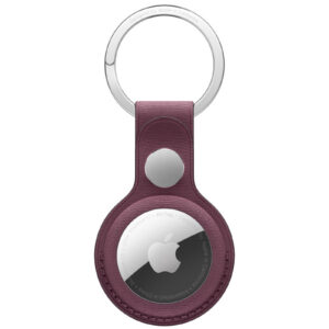 AirTag FineWoven Key Ring Mulberry