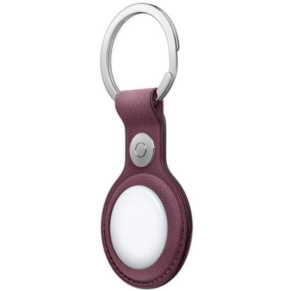 AirTag FineWoven Key Ring Mulberry - Image 2