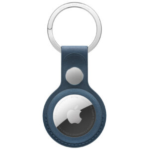 AirTag FineWoven Key Ring Pacific Blue