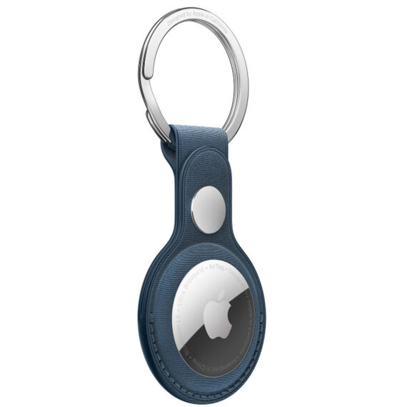 AirTag FineWoven Key Ring Pacific Blue - Image 3