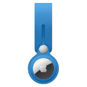 Apple AirTag Capri Blue Leather Loop