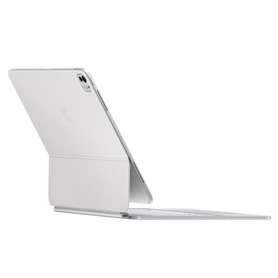Magic Keyboard for iPad Pro 13 inch M4 French White - Image 3