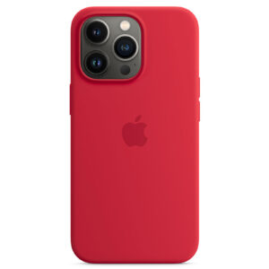 iPhone 13 Pro Max Silicone Case with MagSafe – (PRODUCT)<sup>RED</sup>