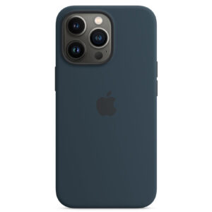 iPhone 13 Pro Max Silicone Case with MagSafe – Abyss Blue
