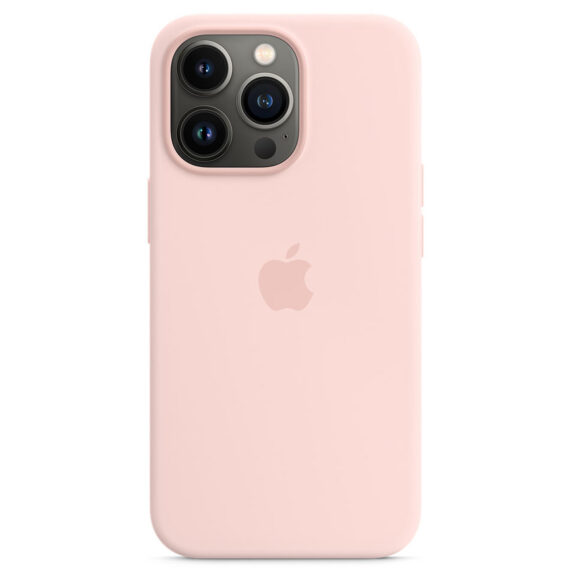 iPhone 13 Pro Silicone Case with MagSafe – Chalk Pink