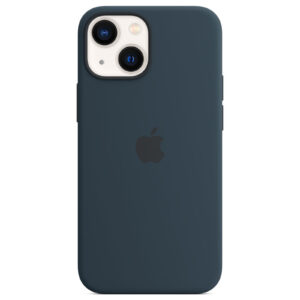 iPhone 13 Silicone Case with MagSafe – Abyss Blue
