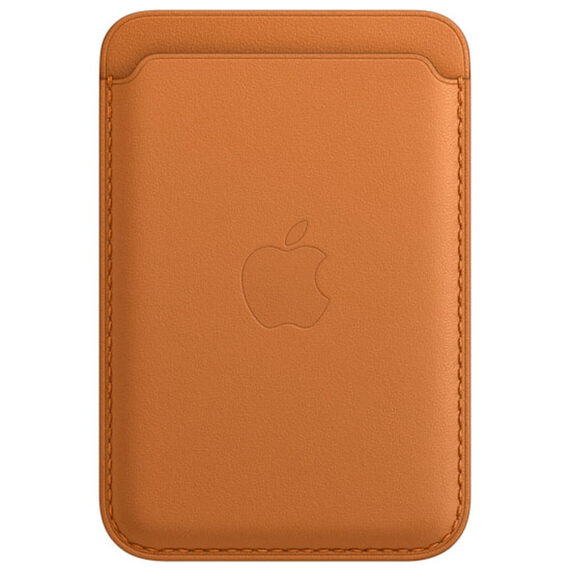 iPhone Leather Wallet with MagSafe - Golden Brown