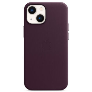 iPhone 13 Leather Case with MagSafe - Dark Cherry