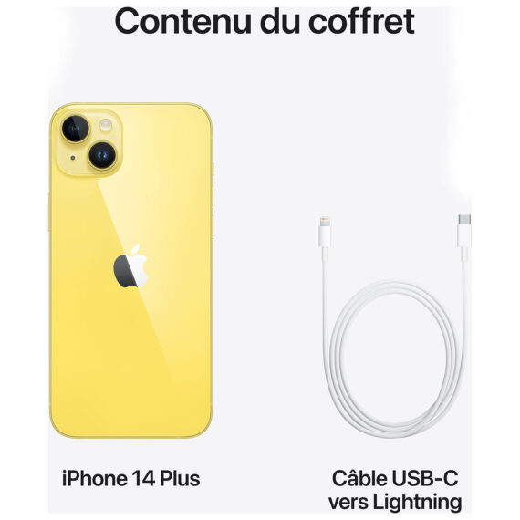 Apple iPhone 14 Plus Yellow - Image 4