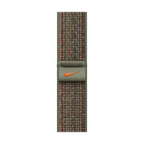 Apple Buckle Sport Nike Sequoia/Orange for Apple Watch 41 mm – Image 2