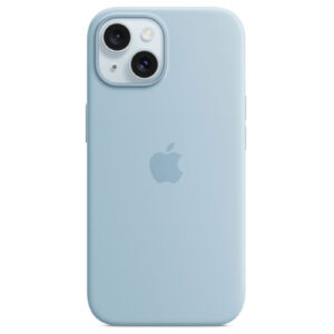 iPhone 15 Plus Silicone Case with MagSafe - Light Blue