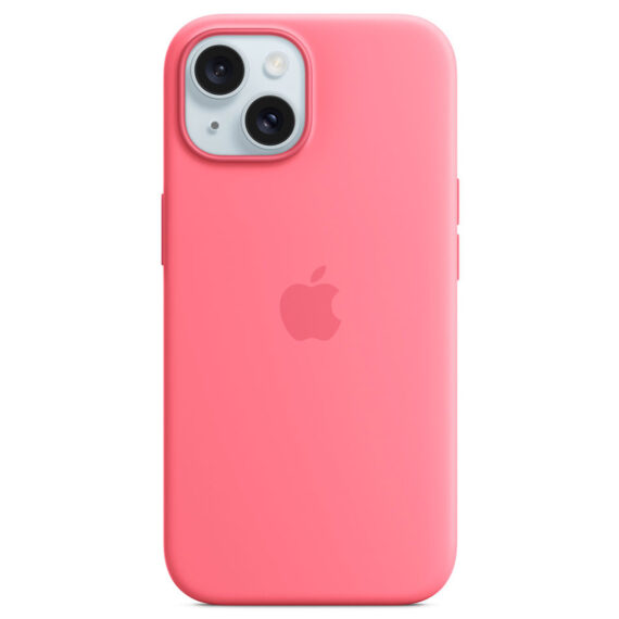 iPhone 15 Plus Silicone Case with MagSafe - Pink