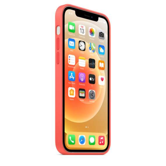 iPhone 12 | 12 Pro Silicone Case with MagSafe - Pink Citrus - Image 2